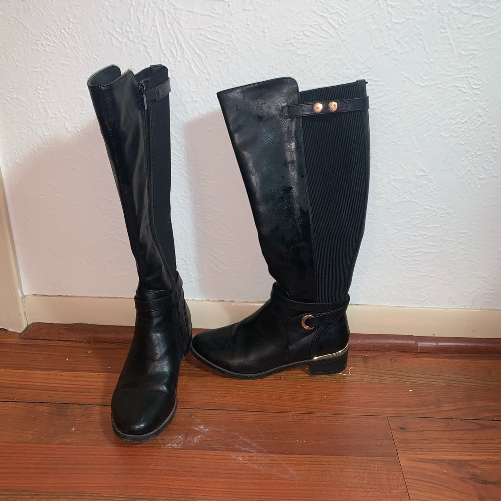 black riding boots size 5.5